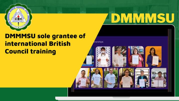 DMMMSUEduPh's tweet photo. DMMMSU sole grantee of international British Council training

Read more: https://t.co/hYywpxlRJ6 https://t.co/yVWVxzUIk1