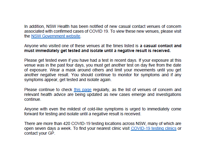 NSW Health tweet media