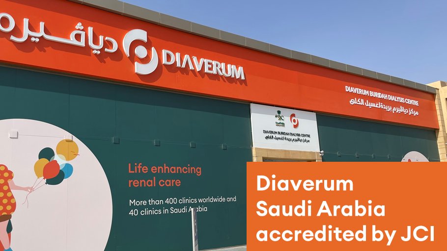 #DiaverumSaudiArabia has been awarded the #JCI #GoldSealofApproval for its ambulatory care network, demonstrating its excellence in renal care provision and organisation management. Read more: bit.ly/3fQCh2Z
#DiaverumforLife
#TrueCare
#lifeenhancingrenalcare