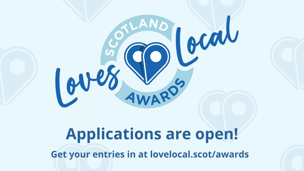 📣 ONE MONTH TO GO TO APPLY TO THE SCOTLAND LOVES LOCAL AWARDS 🏴󠁧󠁢󠁳󠁣󠁴󠁿

The #SLLawards will recognise the people, places and projects which are leading the way in making a difference. Head over to lovelocal.scot/awards for full criteria and how to apply  🌟 
#ScotlandLovesLocal