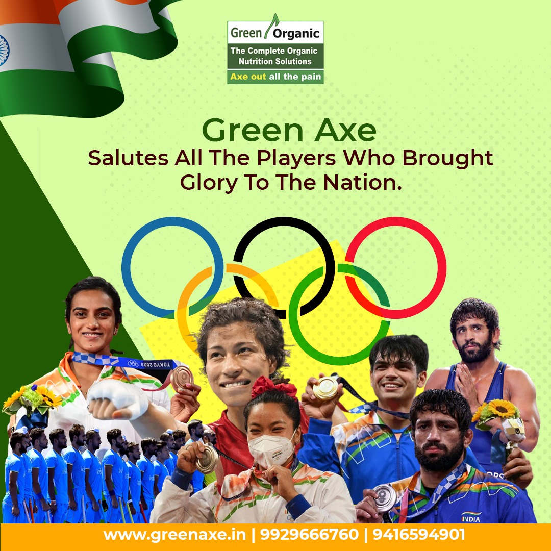GreenAxe4's tweet photo. Thank you, to all the winners of the Tokyo Olympics for representing India at the Olympics. 
.
#GreenAxe #Organicfood #milk #milkproducts
#vegan #healthyfood #healthylifestyle
#Olympics  #TokyoOlympics  #TeamIndia https://t.co/xc8CFlX7zU