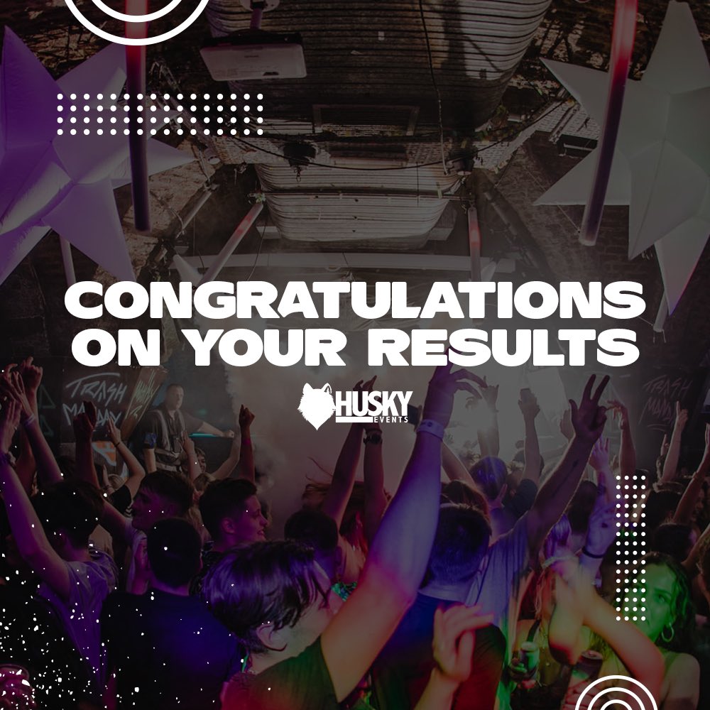 HuskyEvents's tweet image. 🥳 CONGRATULATIONS 🥳 

A huge congratulations to every single one of you that has received their A Level Results today.

Be sure to check out your main Freshers’ Pass for Brighton &amp;amp; Sussex Freshers &amp;gt;&amp;gt; theaaapass.co.uk