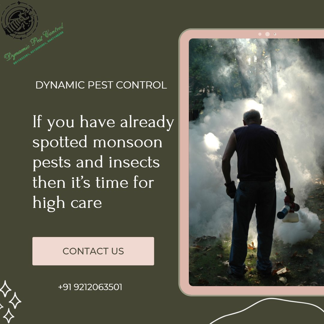 Dynamic Pest Control on Twitter "Don't wait for the mosquitoes and the