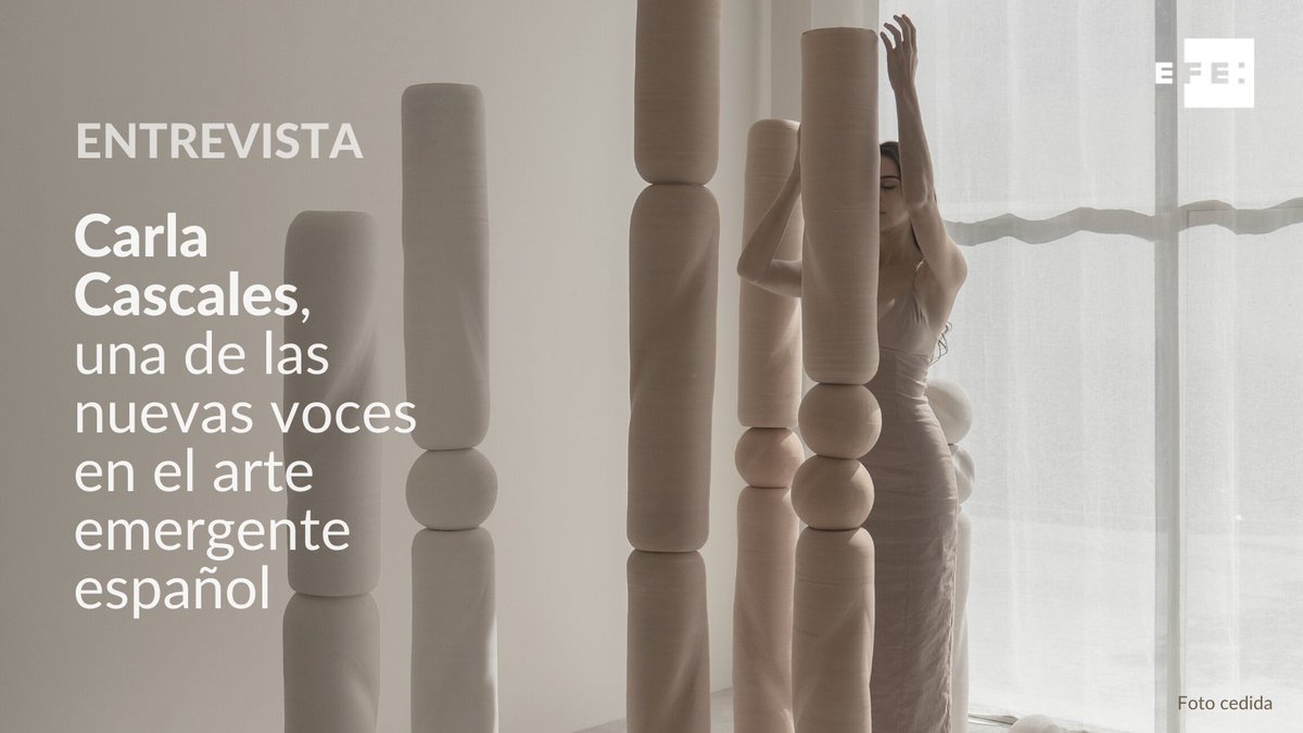 <a href="/JBALVIN/">J BALVIN</a> <a href="/nquints/">Nora Quintanilla</a> <a href="/IAMJHUD/">Jennifer Hudson</a> <a href="/EugenioDerbez/">Eugenio Derbez</a> <a href="/d_villafranca/">David Villafranca</a> ARTE EMERGENTE | La reciente edición de #ARCO fue la primera en la que participó <a href="/carlacascales_/">CarlaCascalesAlimbau</a>, uno de los nombres más destacados entre las nuevas voces del arte emergente español.

✍️ María Muñoz Rivera habla con ella #HoyenEFECultura.