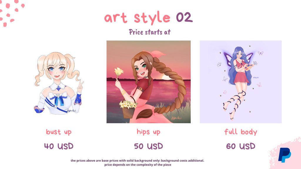 littleapx_'s tweet photo. ✿ COMMISSIONS are OPEN ✿

Taking 8 slots ❀◕ ‿ ◕❀ rts are very much appreciated! 💕 send me a message if you're interested! 🍃 

first 3 slots will have FREE ICONS like my pfp 💕

samples here (∪ ◡ ∪)
✨https://t.co/RmwpA9nTOO
✨ @artbyapxchi 

#commissionsopen https://t.co/qhFwRS46cQ