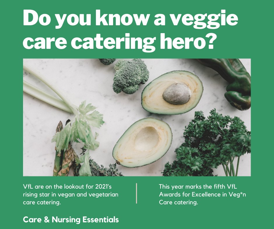 To enter, all we need from you is a quick and easy 200 words stating who you are nominating and why, to be emailed over to veggiehero@vegetarianforlife.org.uk. Please include photos if possible. Submissions to be made by Friday 17 September. 🥦