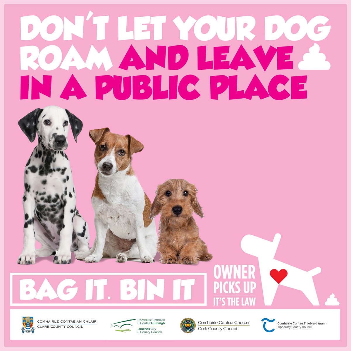 LmkTidyTown's tweet photo. Many dogs poo in public places, don't let your dog roam. Remember kids playing, wheelchair users hands propelling their chair or parent wheeling buggy. Protect Public Health #BagitBinIt #OwnersPickUp @LimerickEnviron @Dept_ECC @LeaveNoTraceIrl @MyWasteIreland @TidyTownsIre https://t.co/7iRQIoquN6