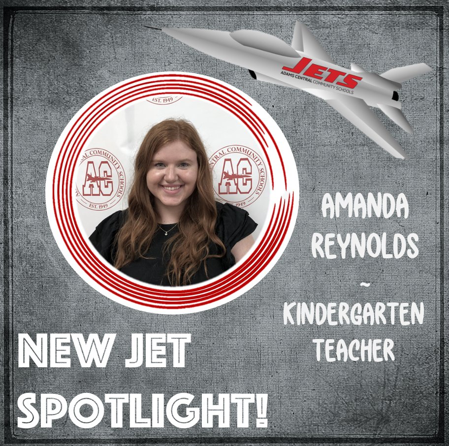 AdamsCentral's tweet photo. New Jet Spotlight:  Amanda Reynolds is joining our team as a kindergarten teacher. #adamscentral #acjets https://t.co/Cc3QsUBCc9