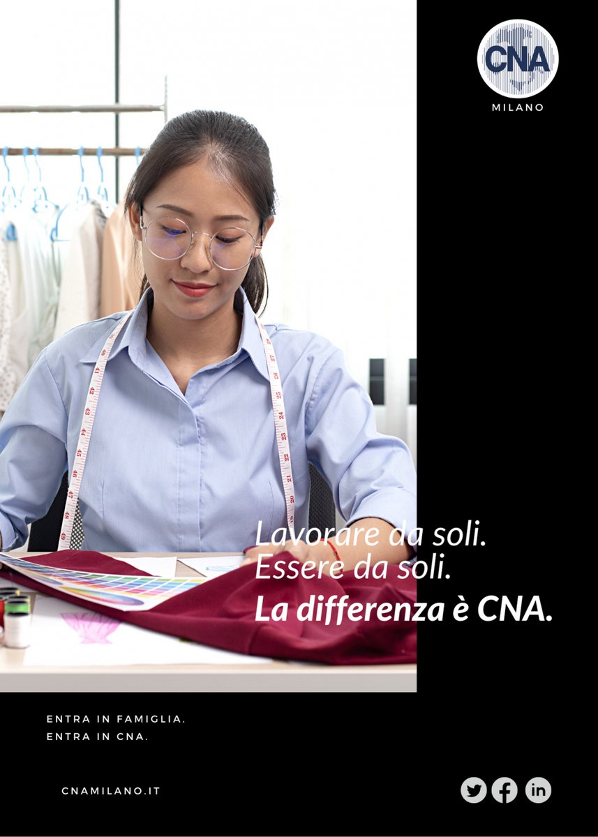 Lavorare da soli VS essere da soli. La differenza è CNA.
👥 Siamo un’associazione di imprenditrici e imprenditori. Da oltre sessant’anni lavoriamo per dare voce alla tua voce, rappresentando i tuoi interessi sui tavoli istituzionali e molto altro.