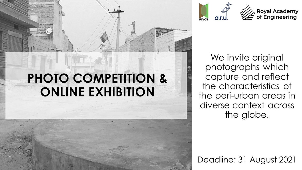 PIVOT SM (@smpivot) on Twitter photo Extended Deadline: Peri-urban Narratives photo competition‼️
Submit photos relating to everyday life at peripheral geographies or challenges faced by these communities.📸
pivotfrontiers.com/photo-competit…
<a href="/lpriyagr/">Lakshmi Priya Rajendran</a> <a href="/RAEngGlobal/">RAEngGlobal</a> <a href="/USForg/">Urban Studies Foundation</a> <a href="/UrbanAfricaACC/">African Centre for Cities</a> <a href="/SHLC_Cities/">SHLC</a> <a href="/LSECities/">LSE Cities</a> <a href="/OsloSdg/">The Oslo SDG Initiative</a> Extended Deadline: Peri-urban Narratives photo competition‼️
Submit photos relating to everyday life at peripheral geographies or challenges faced by these communities.📸
pivotfrontiers.com/photo-competit…
<a href="/lpriyagr/">Lakshmi Priya Rajendran</a> <a href="/RAEngGlobal/">RAEngGlobal</a> <a href="/USForg/">Urban Studies Foundation</a> <a href="/UrbanAfricaACC/">African Centre for Cities</a> <a href="/SHLC_Cities/">SHLC</a> <a href="/LSECities/">LSE Cities</a> <a href="/OsloSdg/">The Oslo SDG Initiative</a>