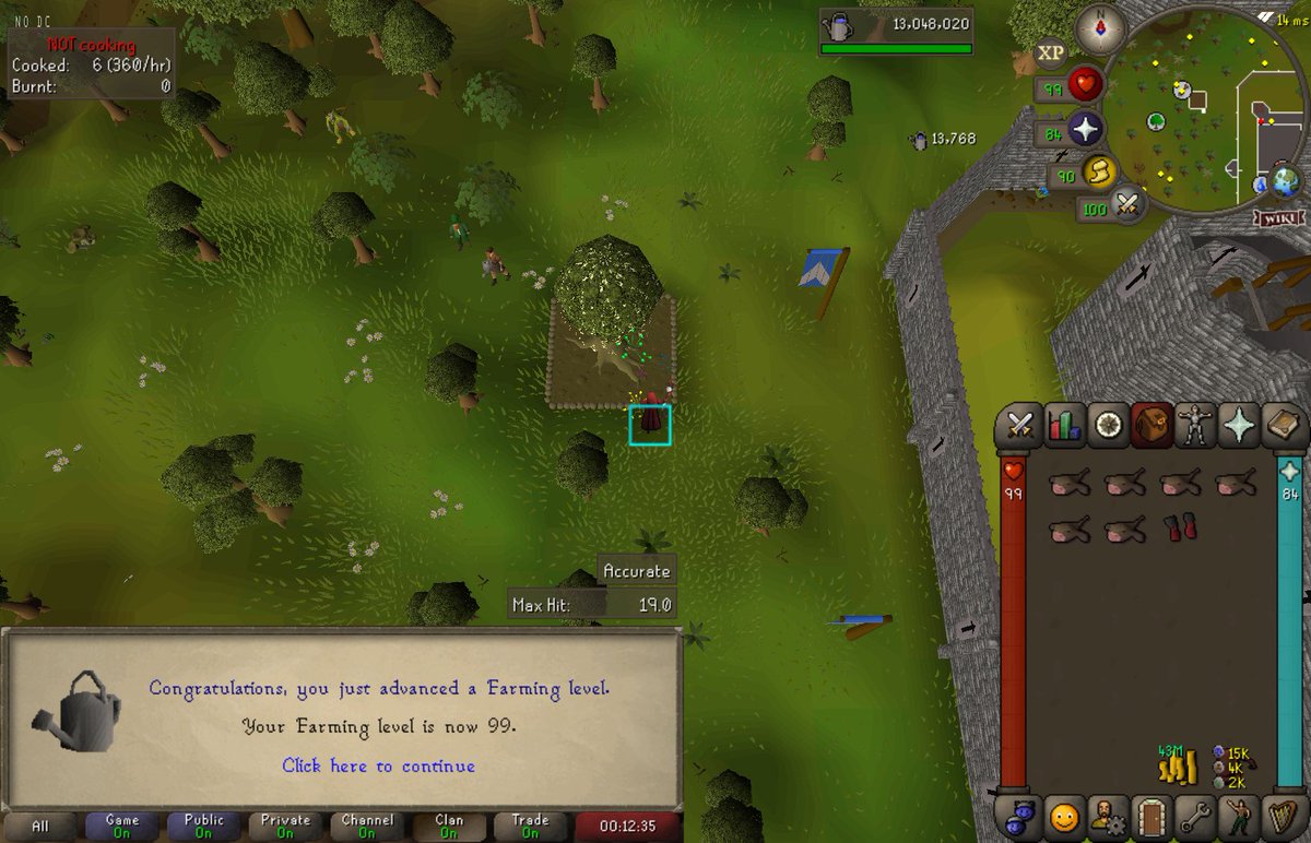 BIG GZ TO 5weaty on this HUGE double whammy 99 extravaganza with 99 farming AND 99 cooking!! If you don't slow down, pretty soon you're going to be MAXED. 
GZ BEAST! 

#osrs #oldschoolrunescape #runescape #achievements #pvm #skilling #pog #mmo #fantasymmo #clan #gamingcommunity