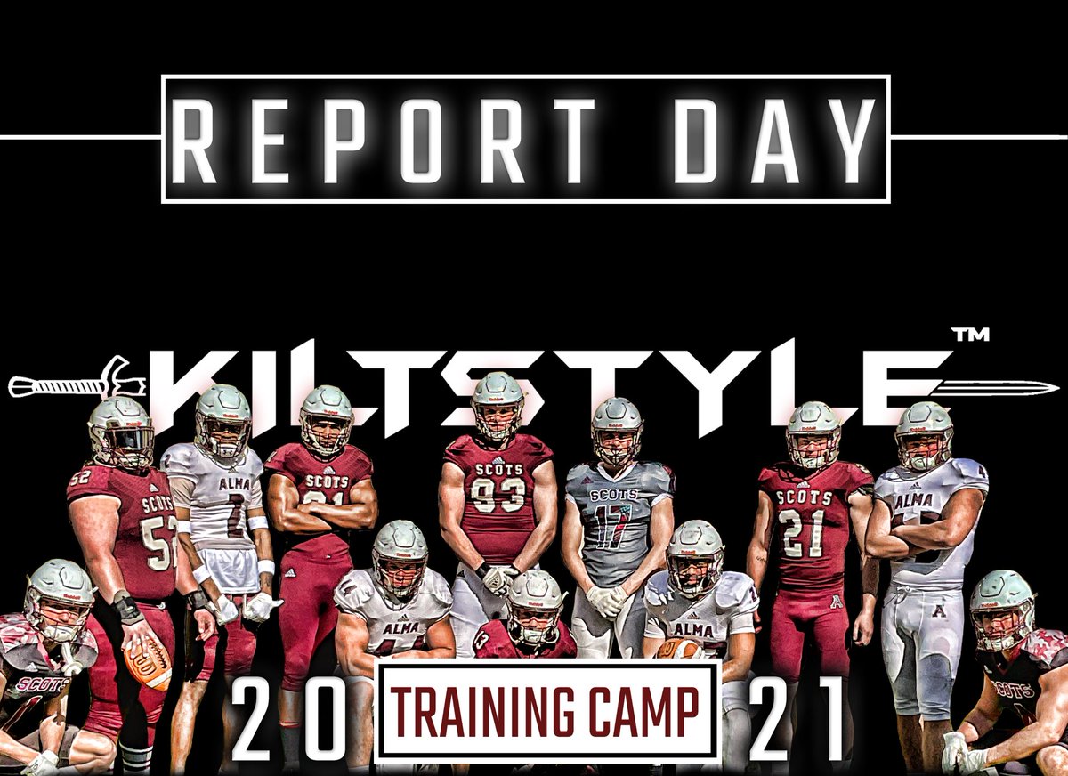 AlmaScotsFB's tweet photo. The Boys are back in town! 🏴󠁧󠁢󠁳󠁣󠁴󠁿🅰️

Time to go to work! ⚔️🛠

#KILTstyle #Team128 https://t.co/9spit4wipf