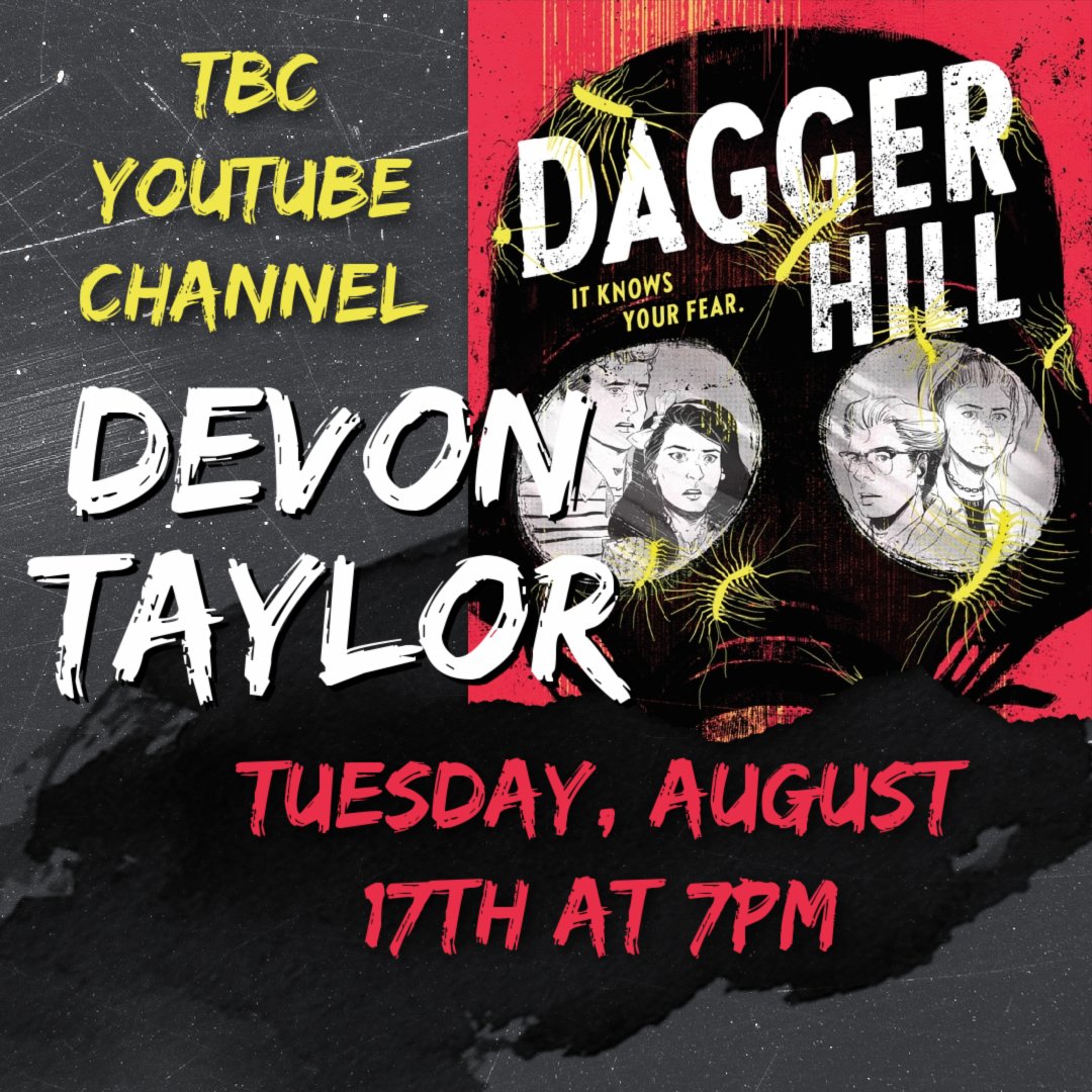 One more week until our virtual event with <a href="/devontwrites/">Devon Taylor</a>! Join us on our YouTube channel on Tuesday, August 17th at 7pm to hear all about his latest novel, Dagger Hill! <a href="/SwoonReads/">Swoon Reads</a> buff.ly/3quv78L