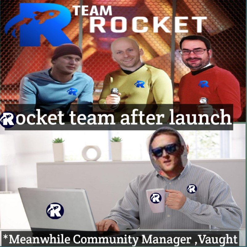 Guppy143's tweet photo. @Rocketlaunchpd This is for @V_too_H You can't be missed ๐#Tezos #Rocketlaunchpad #Tezosmemes #cryptocurrency Credits @mybusinessl https://t.co/noyUJihmBH