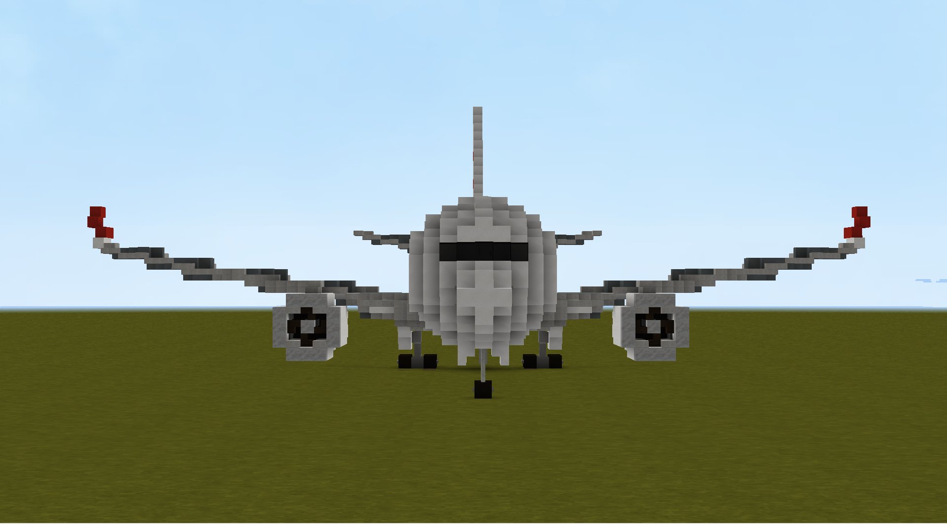 空港好きのﾏｲﾝｸﾗﾌﾀｰ 関空制作中 Jalで保有機数が増えていっているエアバスa350ぽいのを作ってみました 一番の特徴は大きなウィングレットですね 他にいくらか塗装のバリエーションを作ったら また飛行機マップをアップデートしていく予定です マイン