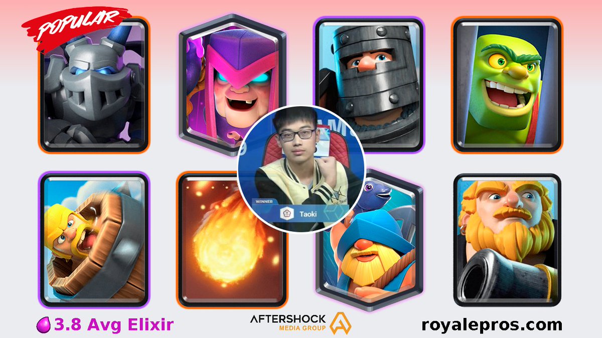 .<a href="/TaokiCR/">Taoki</a> has won grand challenge on 10/08/2021 22:24:12 SGT [Mega Minion,Mother Witch,Dark Prince,Goblin Cage,Barbarian Barrel,Fireball,Fisherman,Royal Giant]

Deck: link.clashroyale.com/deck/en?deck=2…

GC Logs: royalepros.com/viewprofile/PQ…

Powered by @ AMGinfluence