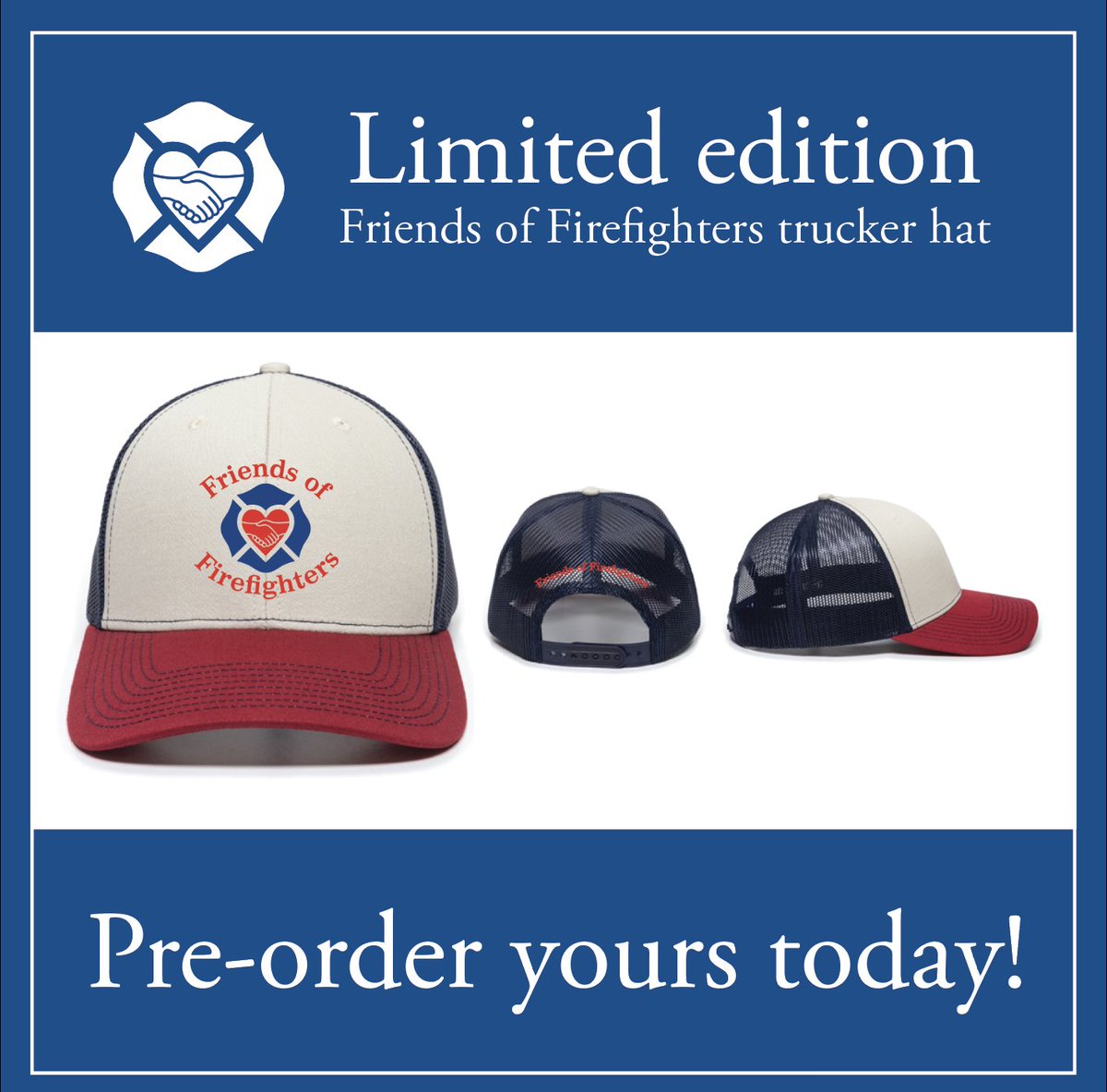 Be a part of #TeamFoF with our #LimitedEdition #TruckerHat! Perfect for sunny days, rainy days, all the days, sporting this hat is a great way to support our 20th Anniversary Program, our 6-week wellness series launching this Sat 8/14. Shop here: bit.ly/3xvG7Vr Thx!