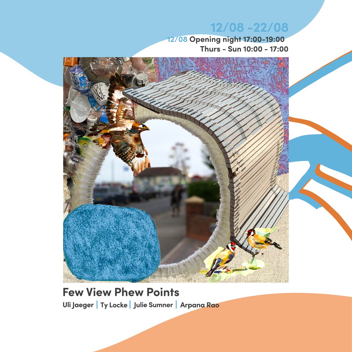 UCAKentGall's tweet photo. We're excited to announce the next exhibition as part of our Triennial Summer Programme is FEW VIEW PHEW POINTS.

This group show, with work by Uli Jaeger, Ty Locke, Julie Sumner and Arpana Rao, runs from 12-22 August with an opening event 5-7pm this Thursday. See you there! https://t.co/gYDE1bms73