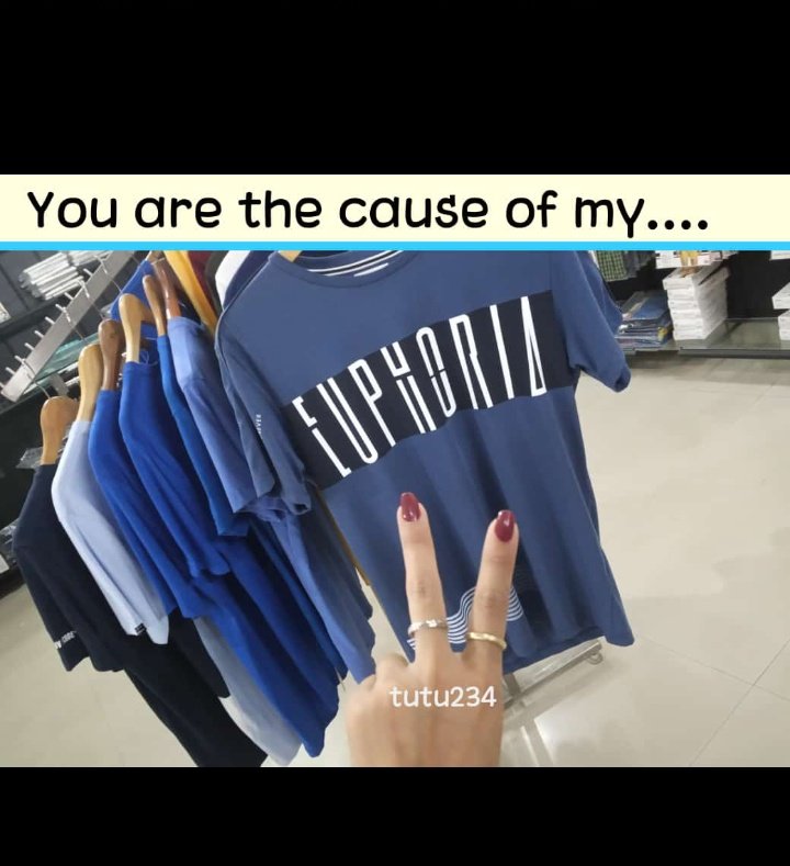 KookieTutu's tweet photo. It's been 2 years and I didn't knew our store had these tees😧❤️🎉💜💜
#JUNGKOOK 
@BTS_twt #jeonjungkook #euphoria https://t.co/tdH1rnGZ6n