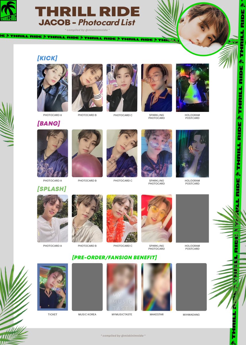 theboyz thrillride ヒョンジェ ヨントン トレカ 🎢 the boyz thrill-ride photocard template/list — [ 10/8 19KST ver