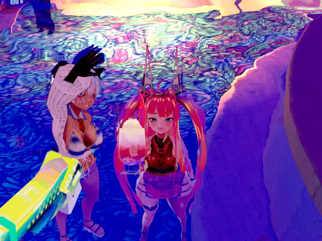 「Piscina di lusso」ってプールでの撮影会に来た 。https://t.co/08ZptcPfZa #cluster #enekostinger #えねこ交信中 