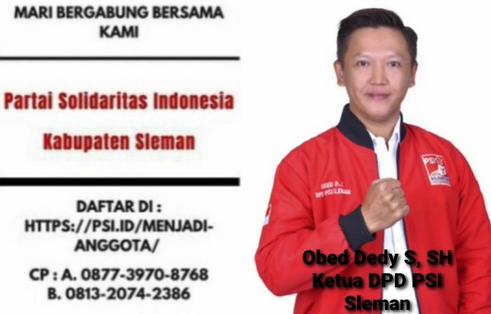 DepokPsi's tweet photo. DPD PSI Sleman membuka pendaftaran anggota baru &amp; daftar ulang bagi Bro Sis yg belum mempunyai Kartu Anggota Baru. 
Mari bergabung menjadi anggota PSI. 
Hubungi nomer yang tertera.
Salam solidaritas
@psi_id @psi_yogyakarta @dpd_psi_sleman
#menjadianggotapsi #psi #psibersamarakyat https://t.co/yDwdu6CeMy