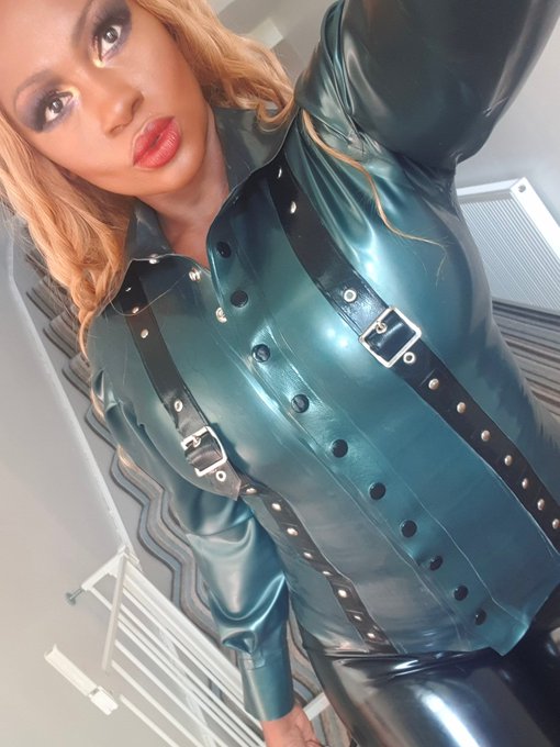 1 pic. Femdom and Findom Ebony Mistress Ava Black. Chastity keyholder and mindf*ck specialist. Taking