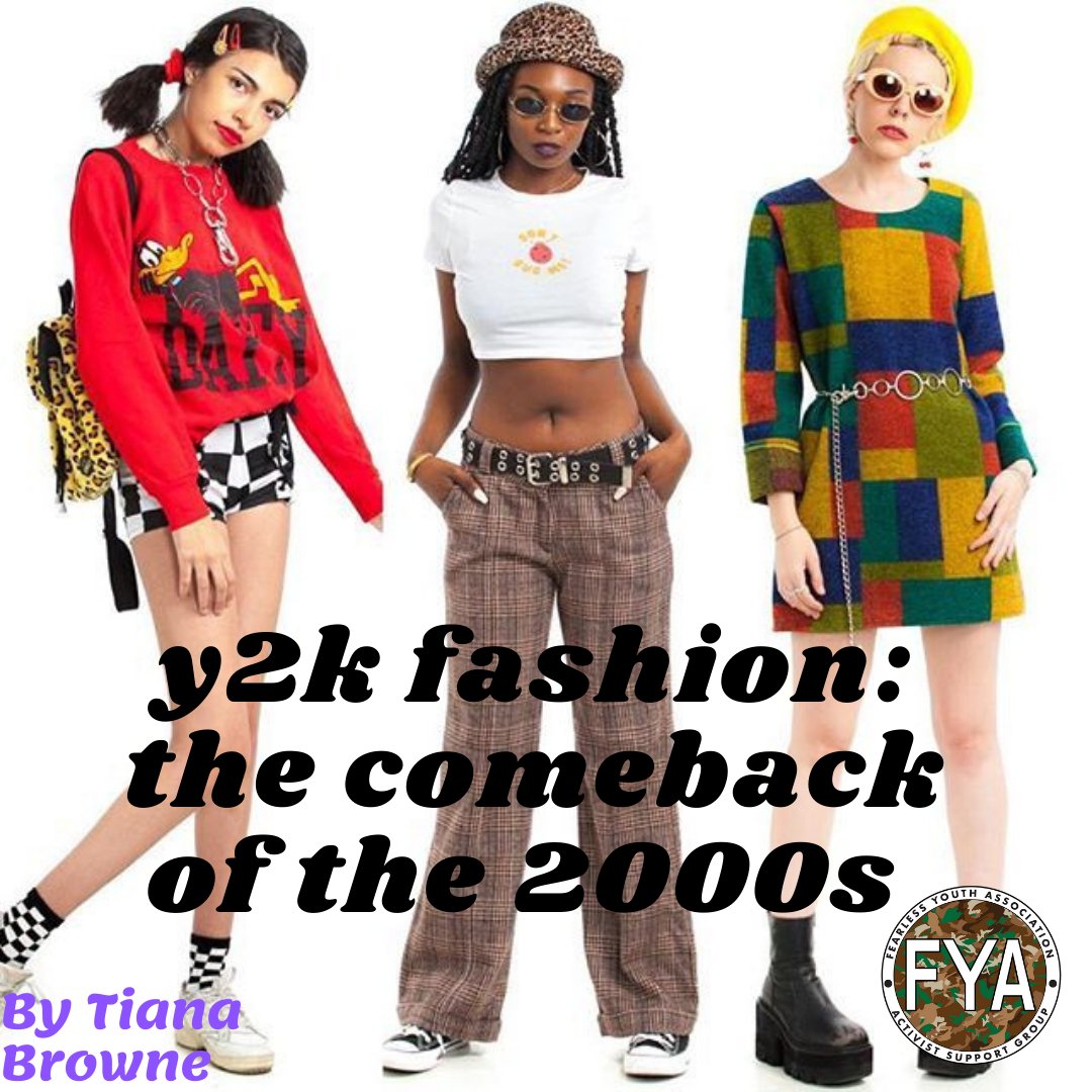 "Public Service Announcement: You should really consider buying from thrift stores/charity shops"

In this article one of our amazing writers, Tiana Browne, breaks down the resurgence of y2k fashion💅🏾✨
fyaonline.com/2021/08/09/y2k…