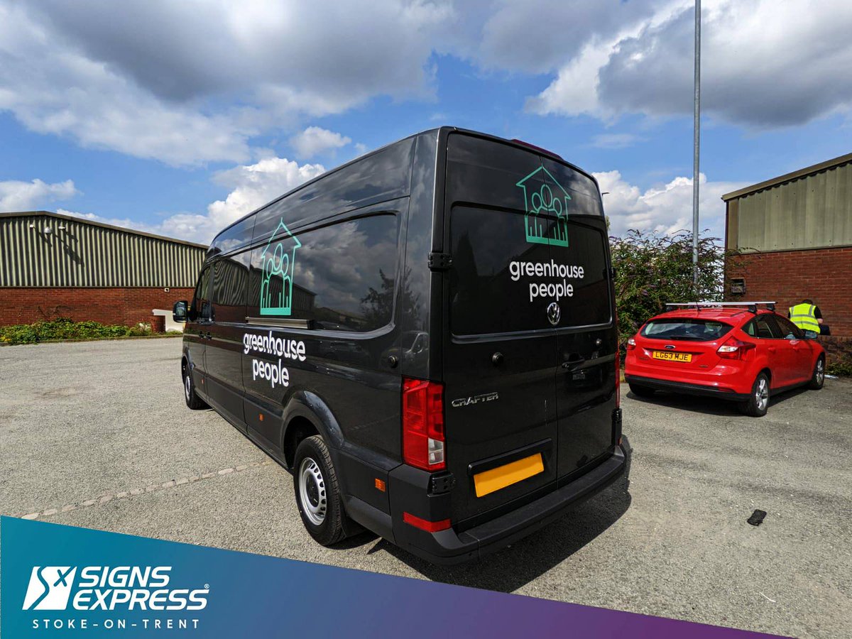 SXStoke's tweet photo. #WOW 
check out these #striking #vangraphics done for greenhouse people!
Do you require some #signage in your #localarea ? 
Give us a call on 01782 416930 
Or..
Check out our #WEBSITE 
#LINKINBIO
#stokeonttrent #vehiclegraphics #signs #signmakers #newsigns #cargraphics https://t.co/wOl0kTkbV3
