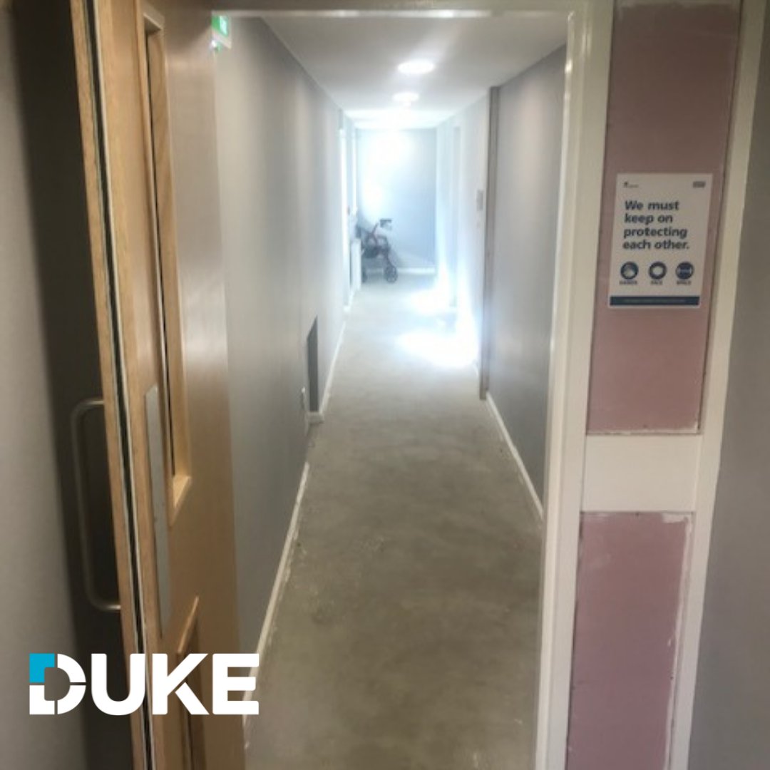 CWDuke's tweet photo. It's great to see the progress happening at Charlotte Court. The communal areas are vital for the residents and so we are proud to complete these refurbishments. A little way to go before full completion but we will keep you all up to date. 
#CWDuke #refurbishment https://t.co/uLyKE1LbLx
