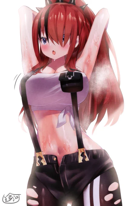気になってたレイン・パターソンちゃんを描きました
「今運動中だけど腋を見たいのか…?うん…ほれ腋だぞー」
#レインの依頼書
#公開可能な依頼書 