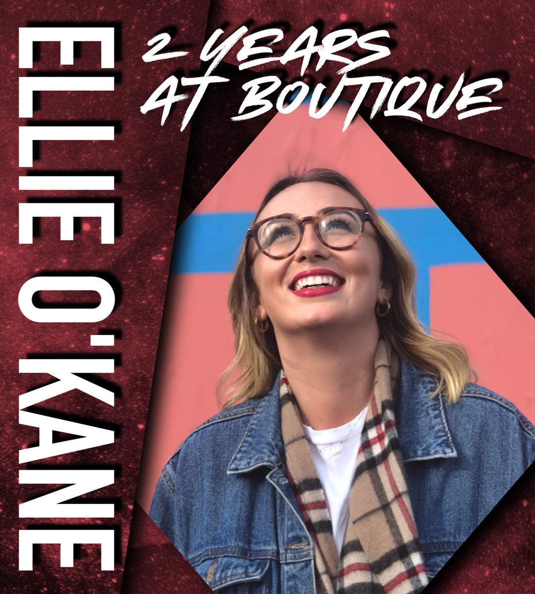 Monster shout out to our wonderful, Ellie on her 2 year anniversary at Boutique. Thank you for all your extraordinary work, keep kicking ass. 🔥