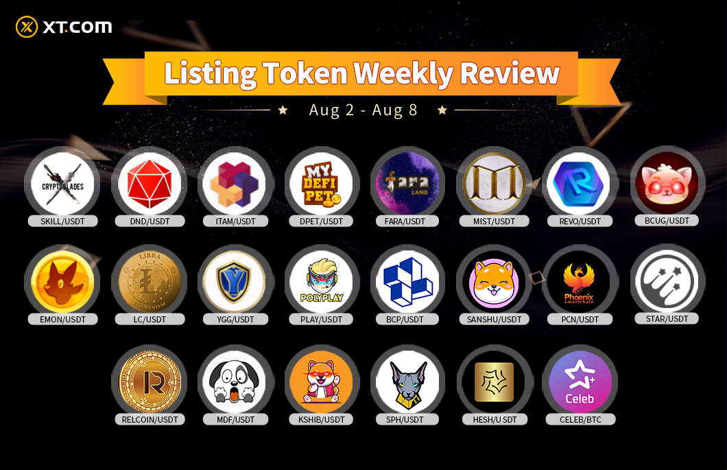 🚀Launch List Review 🚀

🔷 23 Token listed 🔷

Trade them on XT.com:
xt.com/tradePro/xt_us…
