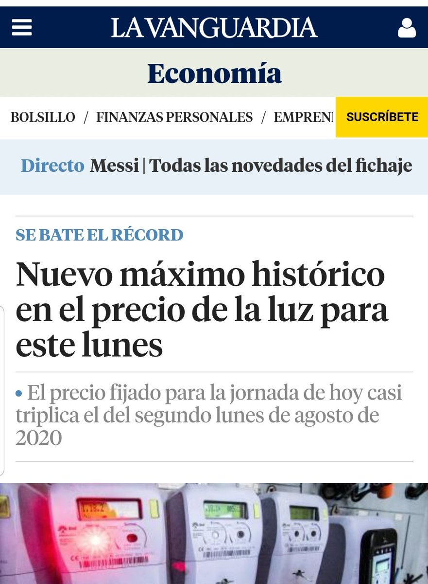 Santi_ABASCAL's tweet photo. El Gobierno de la mentira, que venía a traer un “escudo social “, arruina a los españoles.

Mientras tanto, eso sí, Matemáticas de género, Historia al dictado y Religión climática. Son tiranos

¡Los españoles se arruinan encendiendo la luz! 

¡Sánchez solo siembra odio y miseria! https://t.co/iTgT0fo2qR