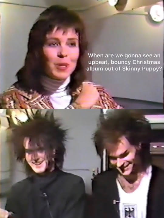 Skinny Puppy and an interviewer