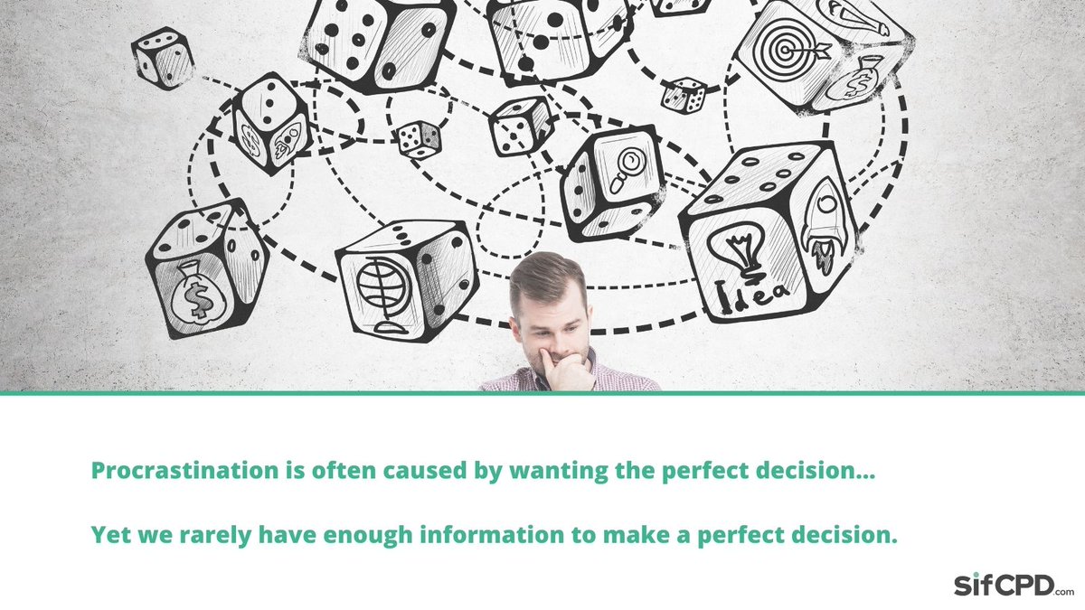 Getting used to making decisions based on probability and without perfect information allows us to stop procrastinating, make faster decisions, learn faster and improve quicker.

Do you feel comfortable making decisions in this way?

Written by @Malcolm_SIF