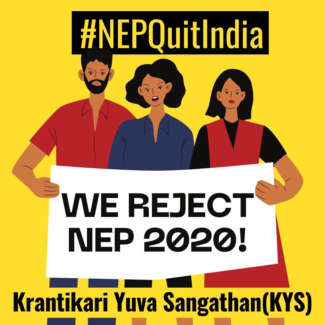 Chinglen_Com's tweet photo. #nepquitindia

NEP seeks to impart vocational education from early school levels. While being a superfluous subject for private school students, vocational education will entrap marginalised students by pushing them into informal labour markets.
#NationalExclusionPolicy https://t.co/uXHPNDFAfs