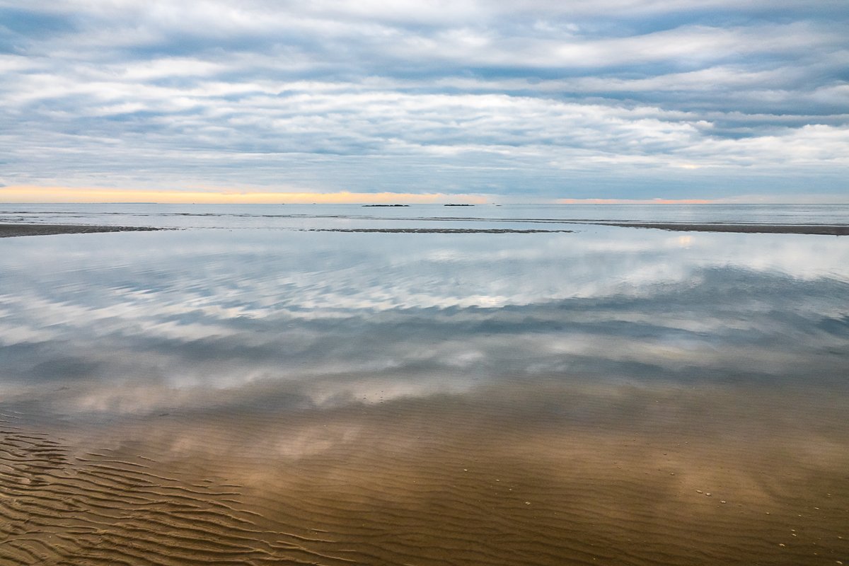 View of Long Island Sound from the beach at Old Saybrook #NationalConnecticutDay