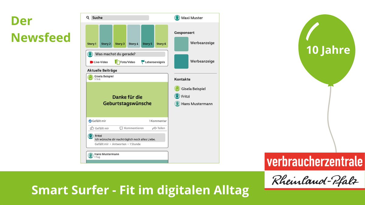 VZRLP's tweet photo. Für wen bereitet das Projekt #Smartsurfer Infos zur digitalen Welt auf? Ganz einfach: Für alle, die im Internet unterwegs sind, die aber nicht mit dem Internet aufgewachsen sind. Unser Ziel: die digitale Teilhabe aller Menschen! https://t.co/21KwTvPIph #smartsurfen #jubiläum https://t.co/EiP5iPOKJH