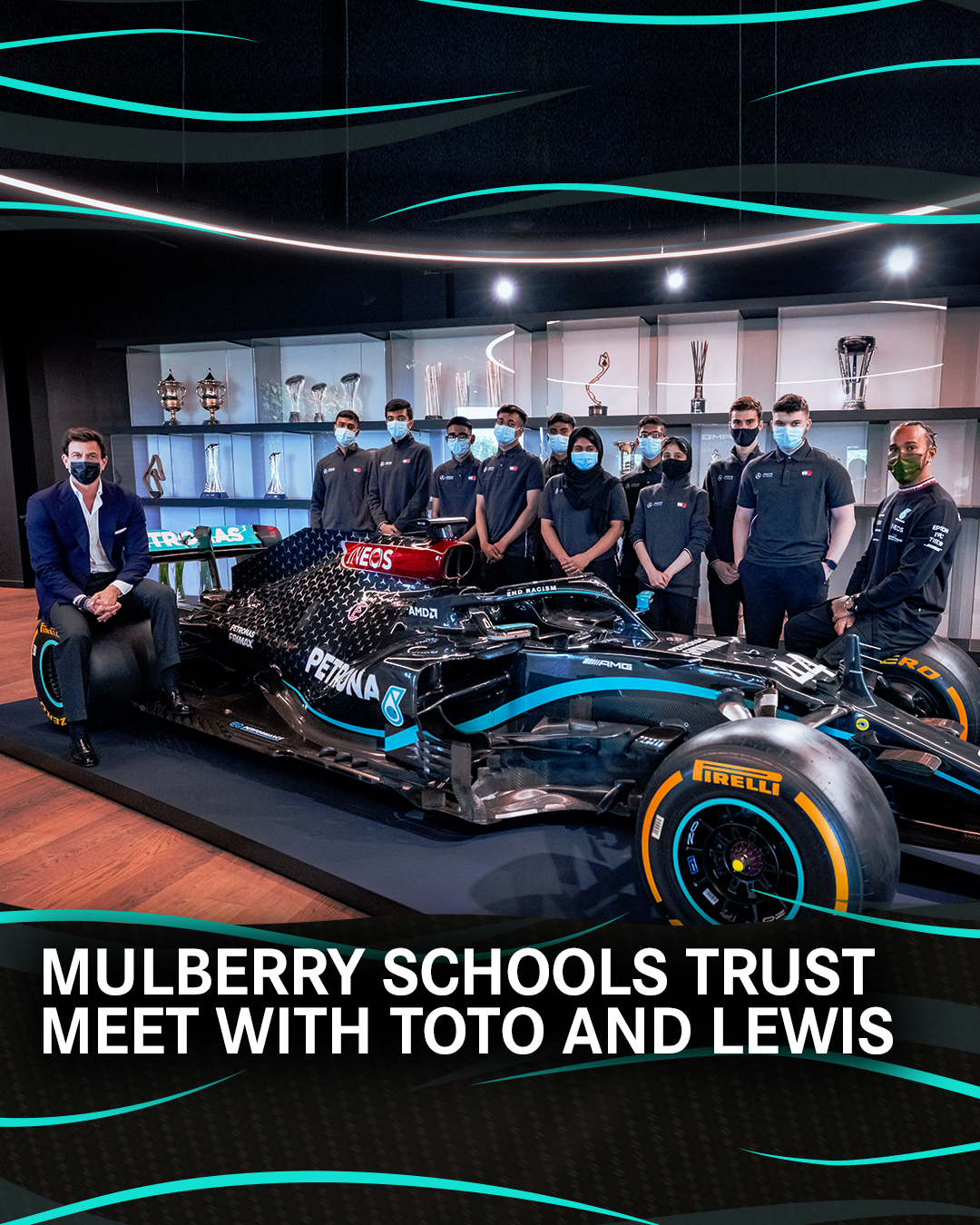 Mercedes Amg Petronas F1 Team So Good To Welcome Some Mulberrystem Academy Students For Work Experience At The Factory Last Month Our Favourite Part A Long Chat With Toto And