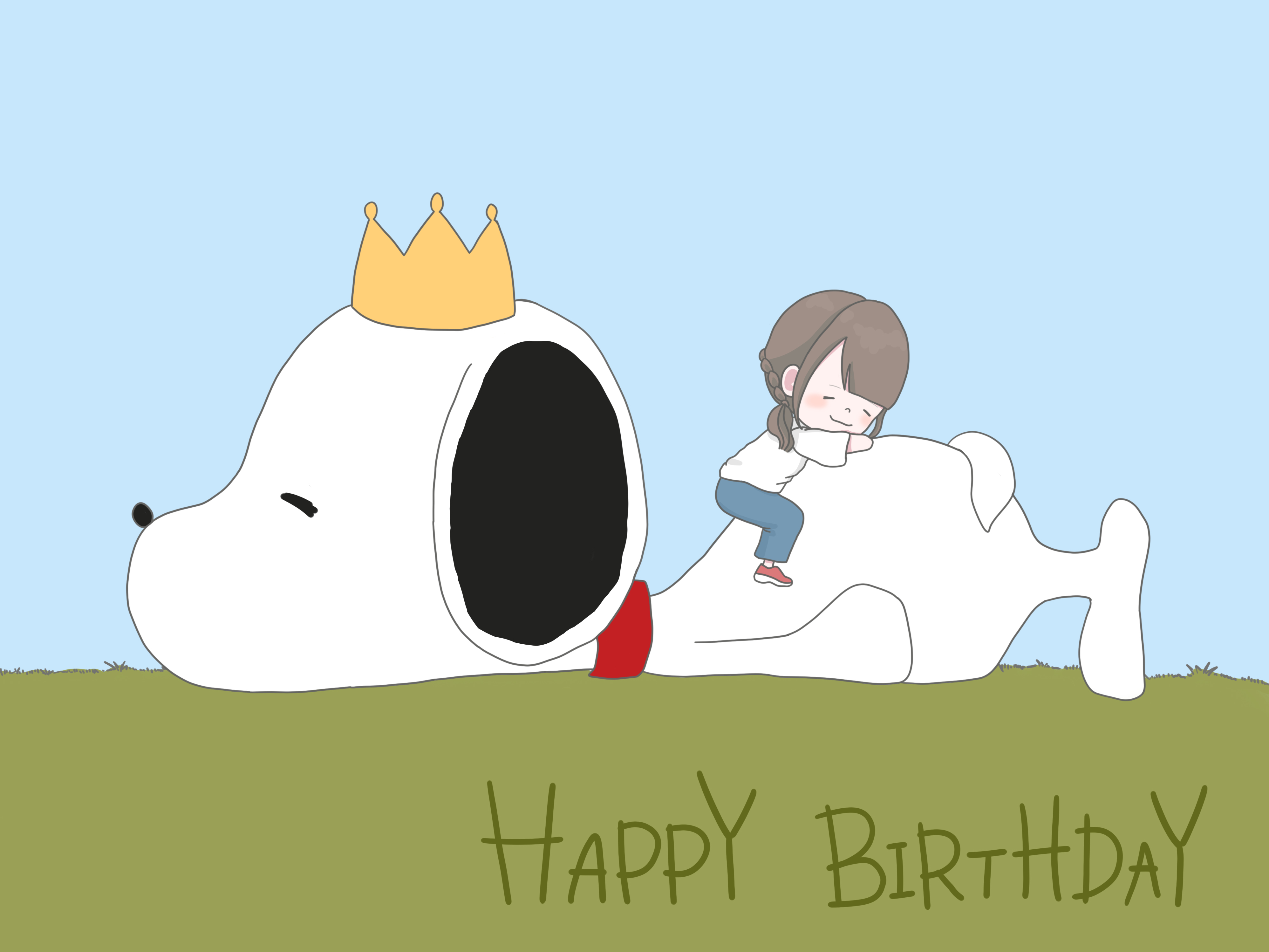 とくぼー イラストレーター お誕生日おめでとう スヌーピー スヌーピー生誕祭 スヌーピー誕生日 スヌーピーの日 スヌーピー お誕生日おめでとう イラスト好きな人とつながりたい イラスト好きと繋がりたい お絵描き好きさんと繋がりたい