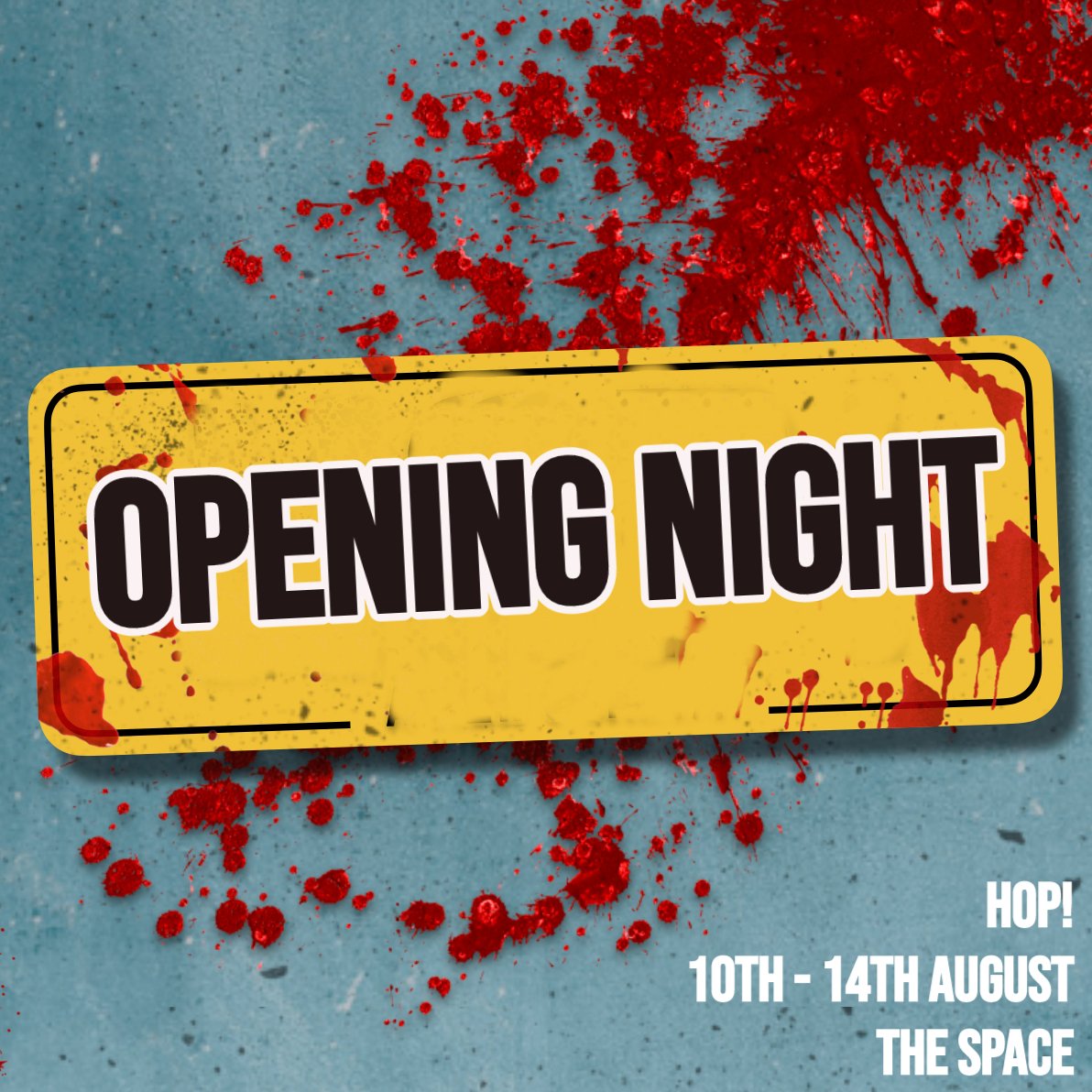 Whose blood is it? How did it get there? And what has it got to do with a Boots Christmas advert?  

Hop! A comedic mystery opens tonight at 7:30! There is still some time to grab one of the limited tickets remaining!  bit.ly/2VcWk4i