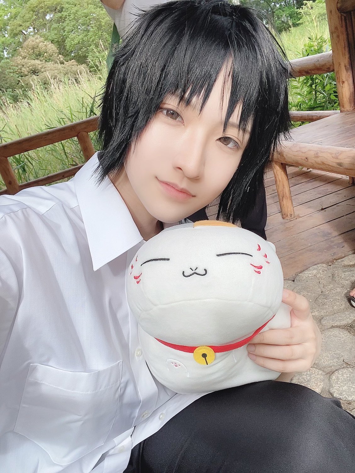 あぽろ 念願の夏目友人帳 田沼した 大好きななし子夏目と 幸せだった 久しぶりのコスプレも楽しかった 髪は風でボサボサ T Co Vshnvymrw6 Twitter