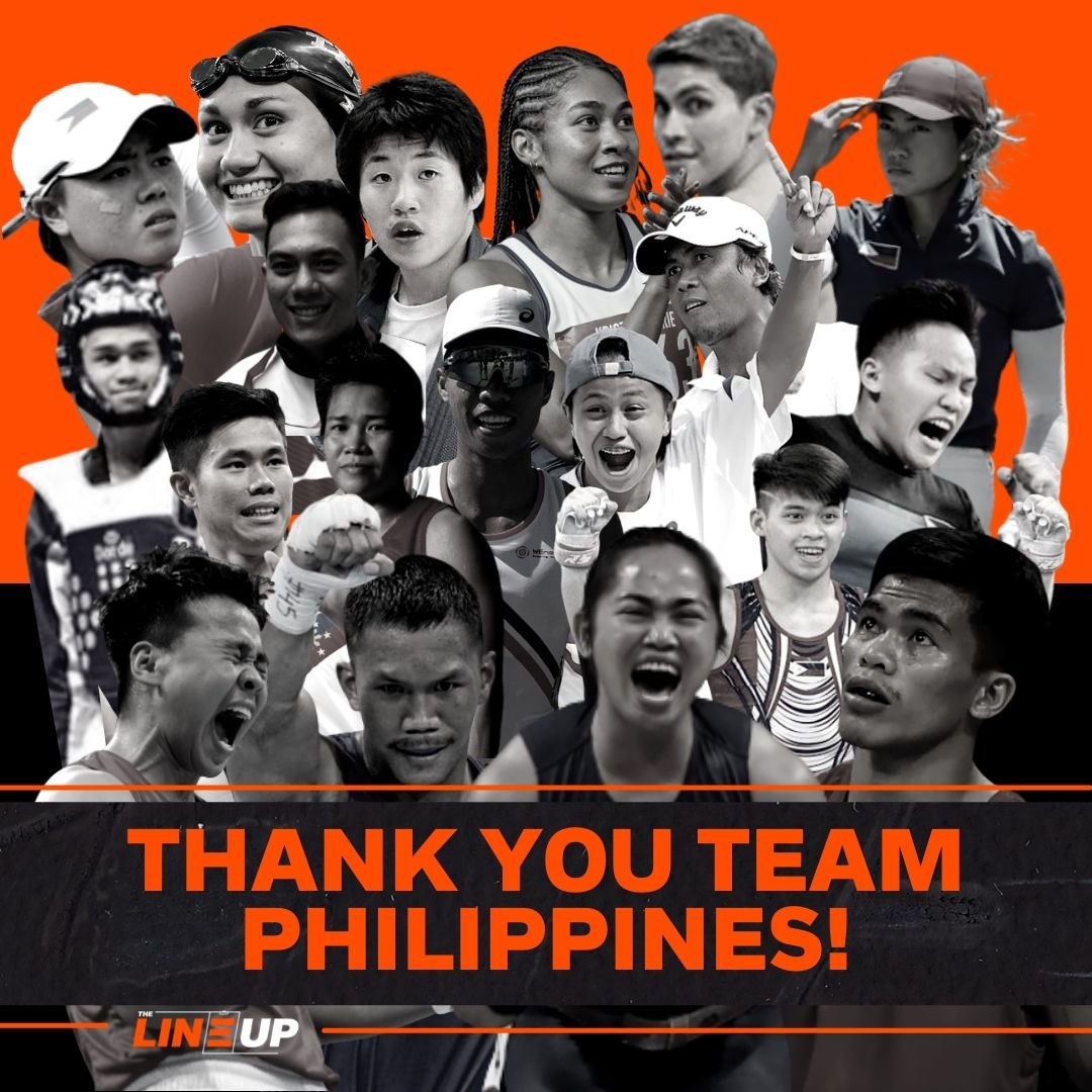 the_lineup_ph's tweet photo. Thank you for bringing the Filipino people together. You are an inspiration to us all. Mabuhay ang mga atletang Pilipino! #Tokyo2020 https://t.co/gYAcmfNPC5