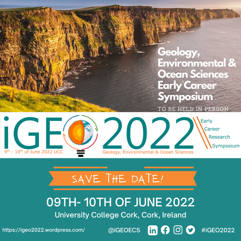 iGEOECS's tweet photo. WE ARE BACK!
The dates for IGEO2022 have been announced! It will take place on the 9th-10th of June 2022, at University College Cork, Ireland. Stay tuned for more updates on:
https://t.co/MgfiCZlOmF
LinkedIn: @IGEOECS
Our website: https://t.co/Fh0YWTKtwZ
#SAVETHEDATE #IGEO2022 https://t.co/s0Z2kqCzqo