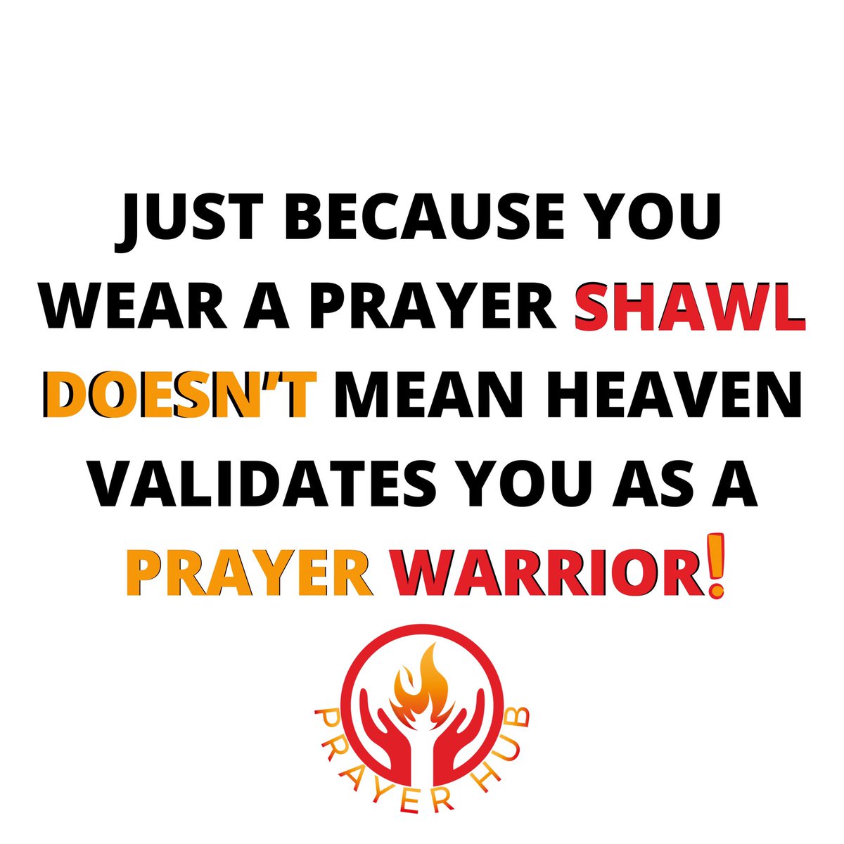 Prayer_Hub's tweet photo. You’re not validated by a piece of clothing; you’re validated by the genuine anointing that a prayer warrior must carry! https://t.co/jDqPr7zs3T
