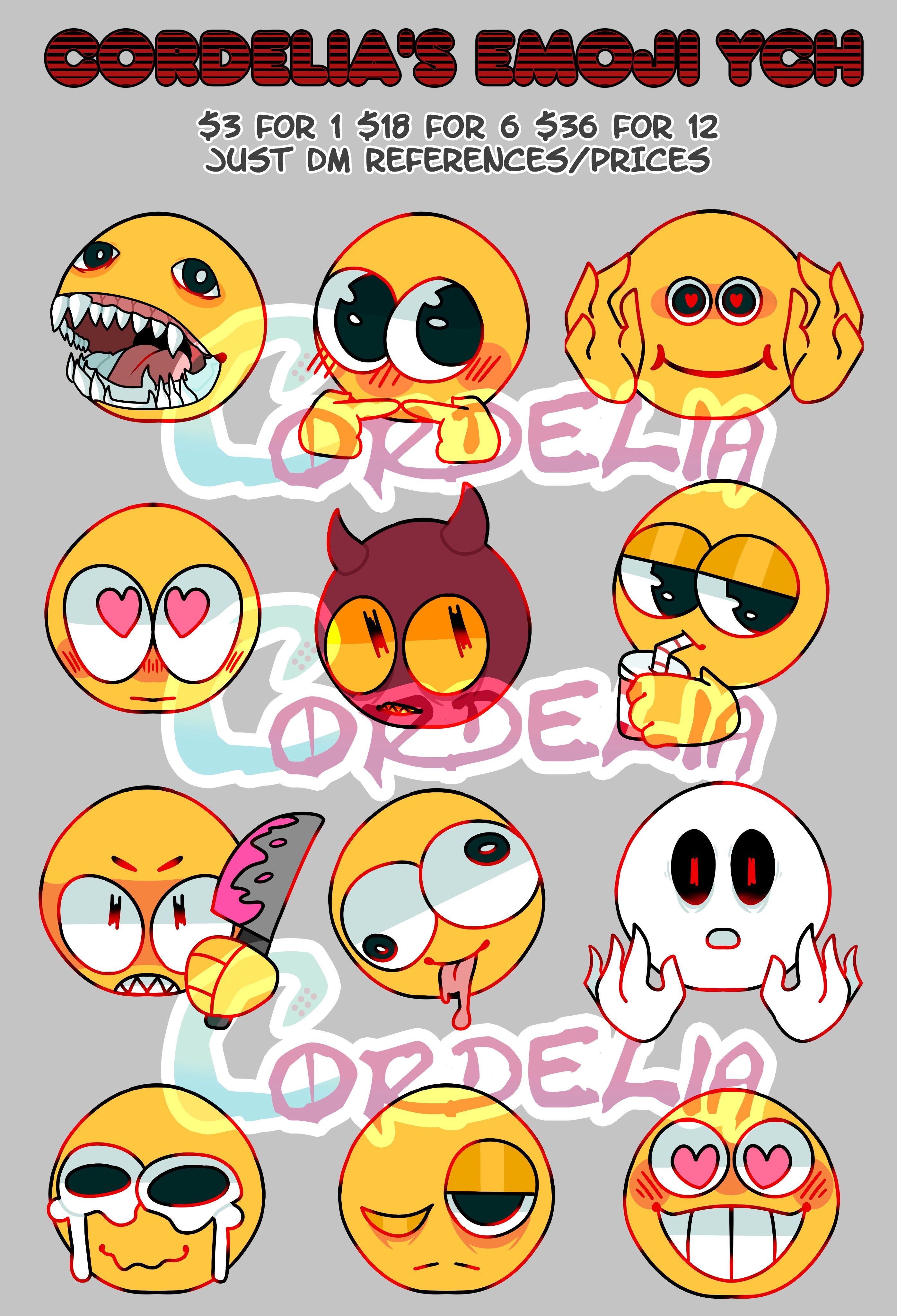 Cursed Emoji Commission by Risadinha -- Fur Affinity [dot] net