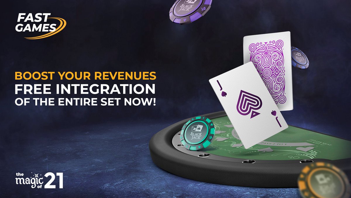 FastGamesSoft's tweet photo. Our new Fast Game, #blackjack, is destined to be a player favourite, with its cutting-edge graphics and great customer engagement. 

Integrate now FOR FREE to refresh your casino experience and boost your revenues.

👉 https://t.co/xIsmplBpZD

#fastgames #igaming #the_magic_of_21 https://t.co/CWmkR3AcGj