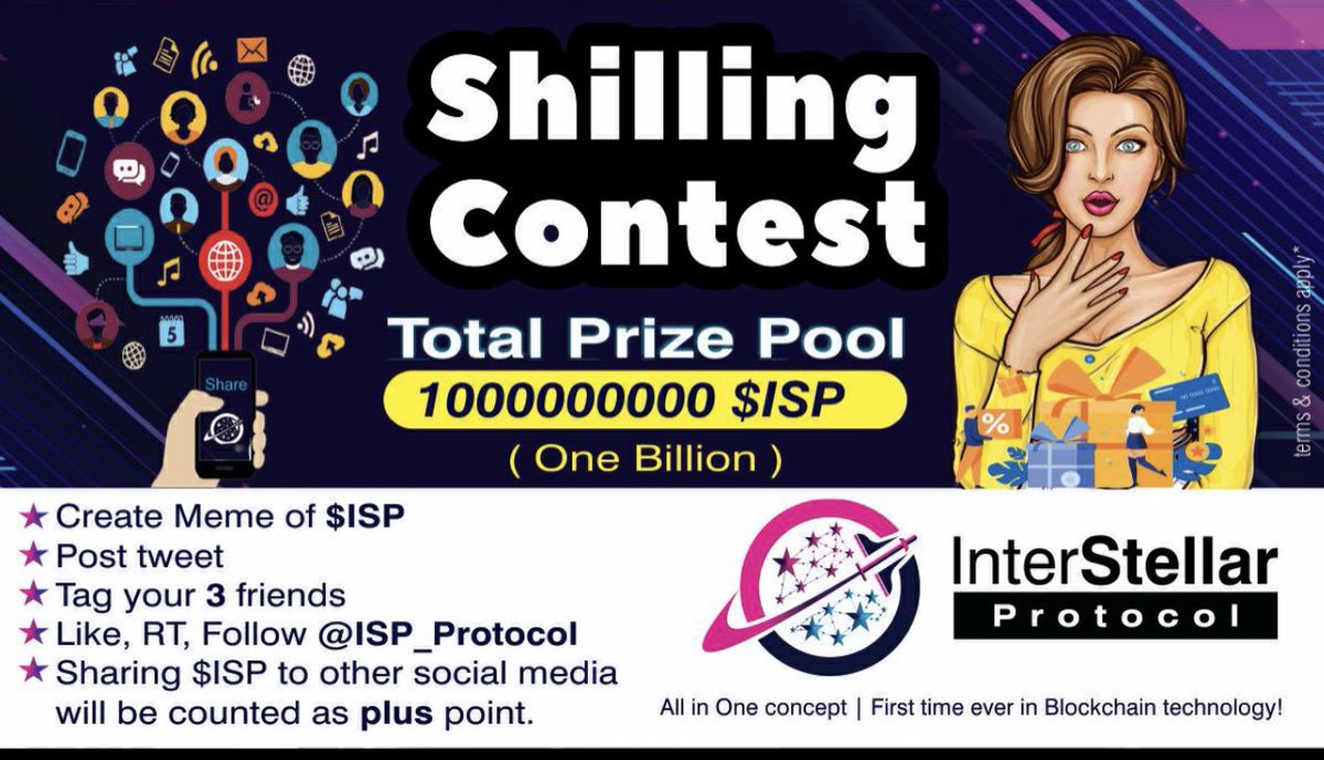 ISP_Protocol's tweet image. 💫Shill Contest is here! 💫