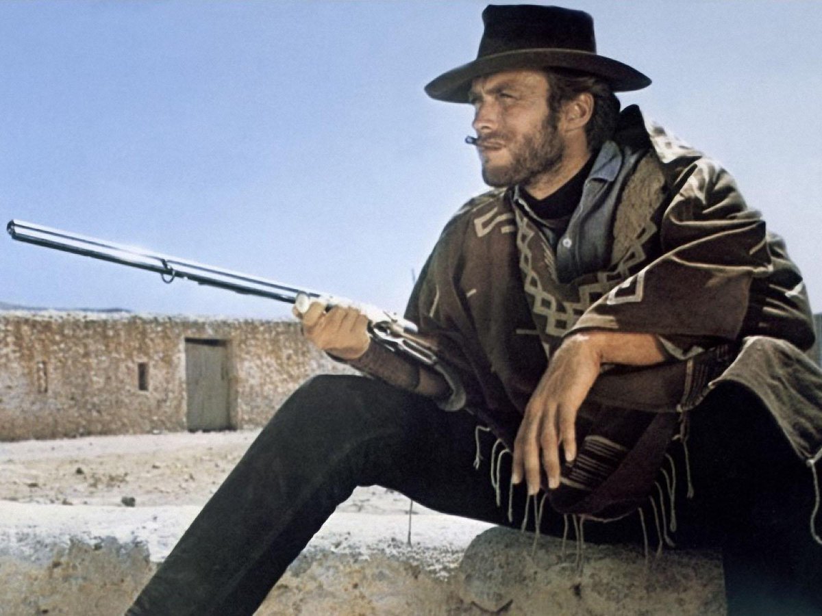 "Eh tú! ¿sabes que tu cara se parece a la de uno que vale 2.000 dólares?"
"Sí, pero tu no te pareces al que los va a cobrar."

El Bueno, el Feo y el Malo (1966)